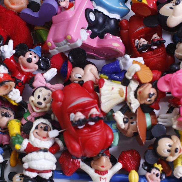 Disney, Mickey Mouse, Minnie Mouse, vintage, PVC Lot, PICK YOURS #1 vintage 80s 90s, Figures Toy Lot Cake Toppers Bullyland, Applaudissements - 66