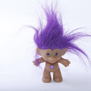 Purple hair troll - Etsy 日本