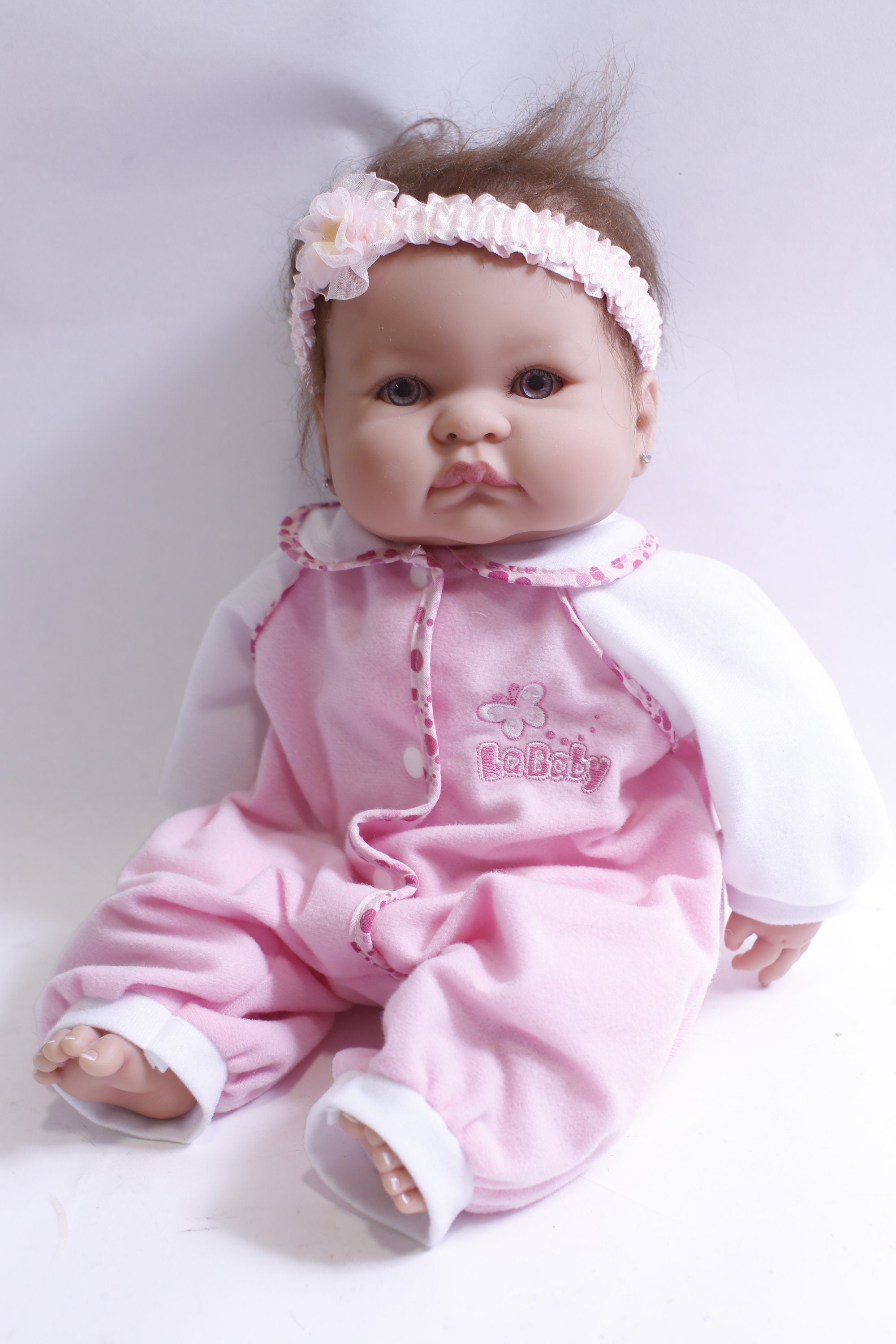 Reborn Dolls, 17 inch Handmade Realistic Reborn Babies Soft Vinyl Body,  Reborn Baby Doll Looks Like a Real Baby (Closed Eyes dolls)