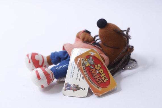 Spice Mice, Plush, 2003, Notorious, Grilled Cheese, 90s Vintage