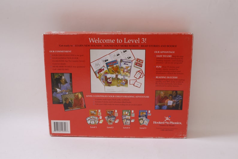 Hooked on Phonics, Level 3, Card Game, Audio Tapes, Wordbooks, Gateway