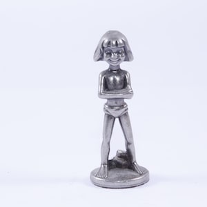 Disney, Mowgli, Jungle Book, Little, Pewter, Figurine, Cartoon Character, Statuette, Vintage, Collection, 231014-DISV 559