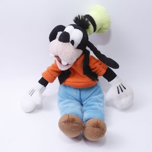 Disney, Goofy, Hund, gekleidet, 10", Plüsch, Weich, Spielzeug, Figur, Cartoon Charakter, Vintage Plüsch, Stofftier, ~ 20-01-683