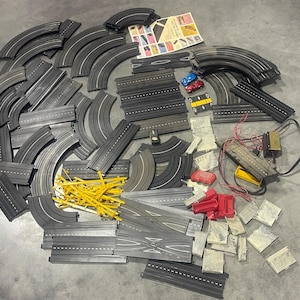 Tyco, 1970s Roadrace Track, Playset, Road Sections, Throttle Speed ...