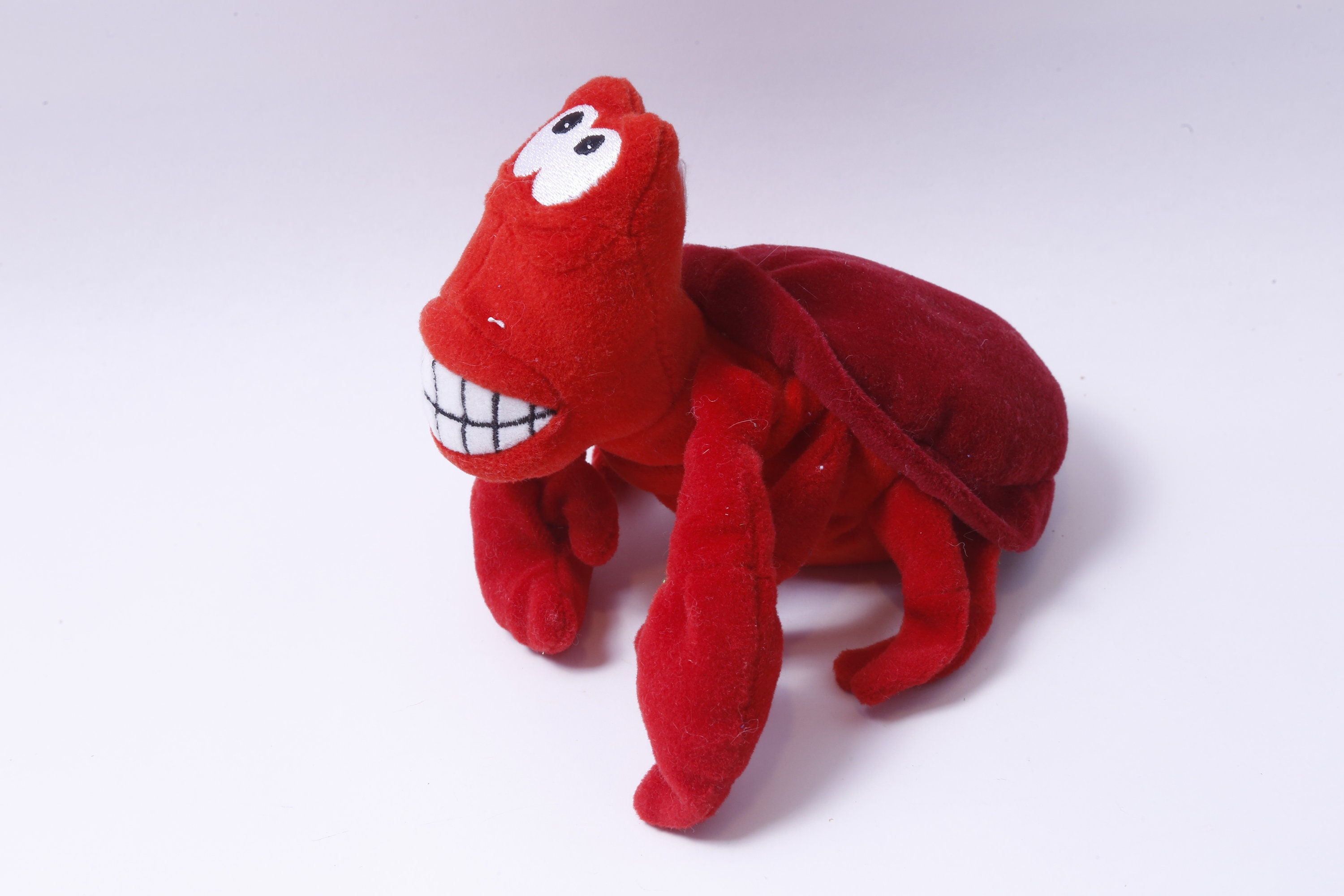 DISNEY Stuffed Animal Vintage SEBASTIAN Crab From Little Mermaid Movie PLUSH Toy
