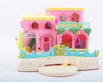 Polly Pocket, Petland, Pet Land, Miniature House, Toy House, Folding House, Two Floors, Plastic, Pink, Children, Collection ~ 520