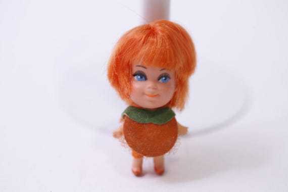 1960s, Liddle Kiddles, Orange Olivia, Mini Doll, Kola Kiddle
