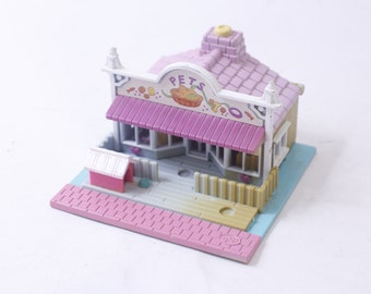 FLAWED Polly Pocket, Pollyville Pet Shop, Bluebird Toys, 1993, Vintage, Tiny, Toy Dollhouse, ~ 240417-WH 918