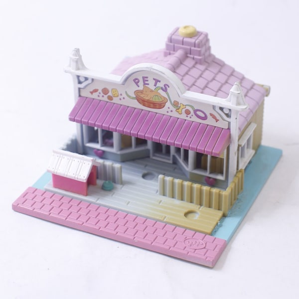 FLAWED Polly Pocket, Pollyville Pet Shop, Bluebird Toys, 1993, Vintage, Tiny, Toy Dollhouse, ~ 240417-WH 918
