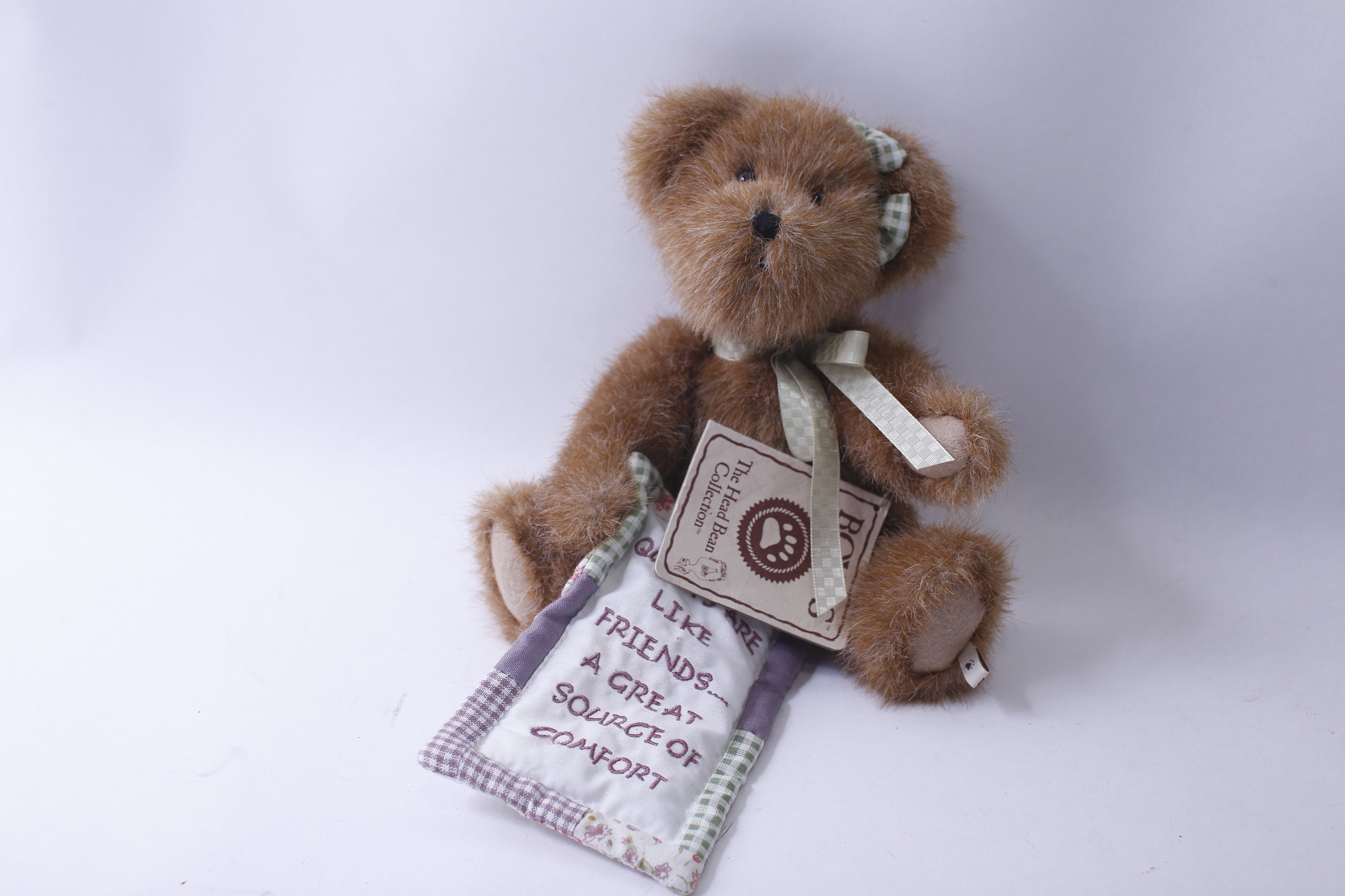 Boyds, Teddy Bear With a Quilt, Plush, the Head Bean