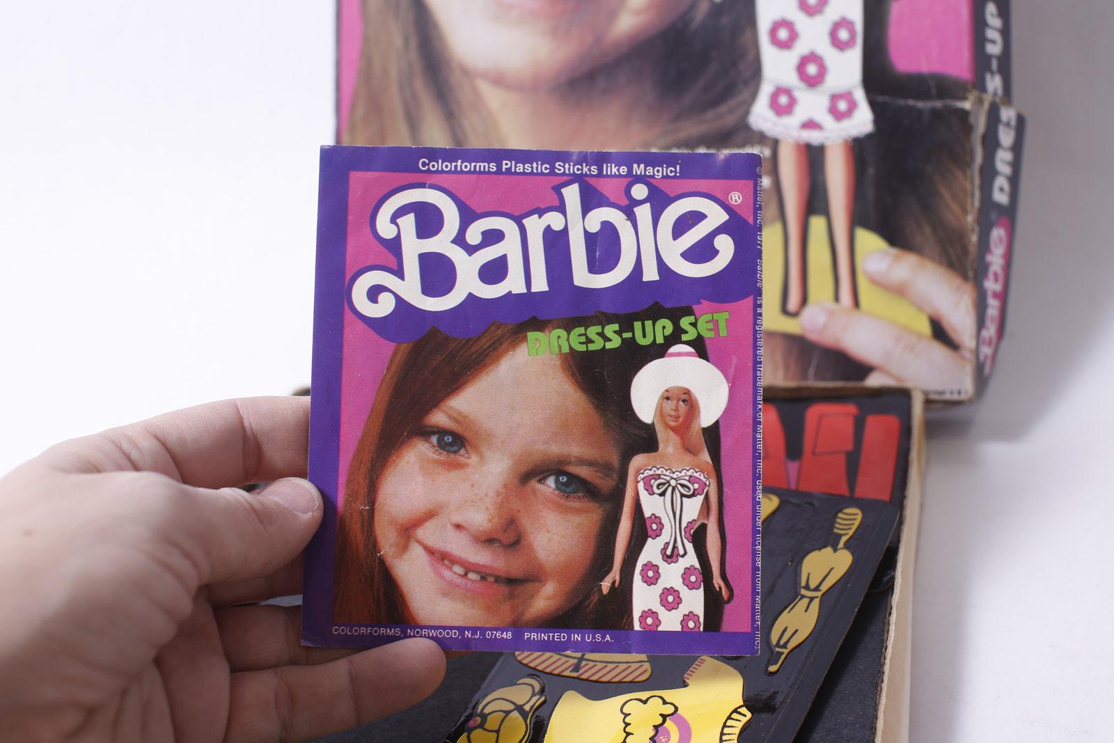 Colorforms B7953 Mattel Barbie Dress-up Set by Colorforms Vintage Fashion Toy 1970s ...