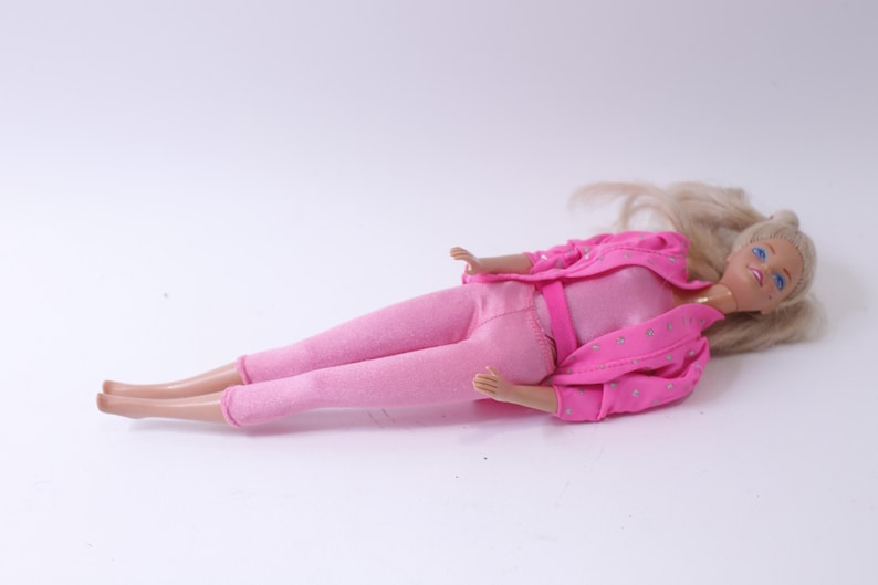1980s Barbie Rock Star Doll In Pink Costume Straight Arms Blonde 1980s-barbie-rock-star-doll-in-pink-costume-straight-arms-blonde