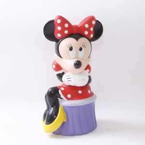 Mini Mouse, Coin Bank, Ceramic, 9&quot;, Display, Savings, Vintage, Collectible, Financial, Decor, Collectible, Shinny, ~220917-CT 75