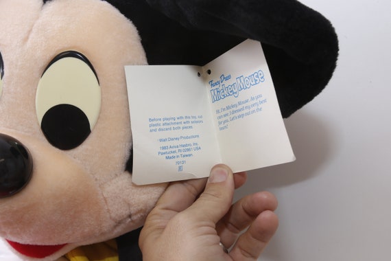 HUGE 1983, Disney, Hasbro Softies, Mickey Mouse, Fancy Dress