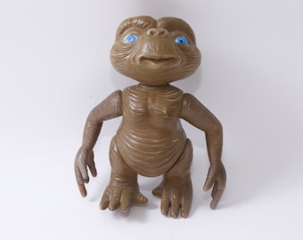 希少な 90 年代 E.T. 地球外生命体エイリアンぬいぐるみ、新品タグ付き