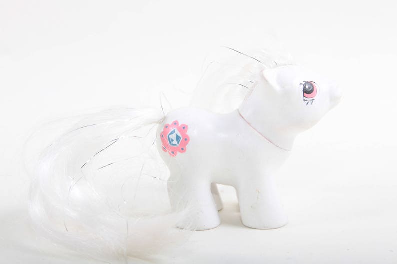 Baby Diamond Custom My Little Pony Toy White Body White Hair Etsy