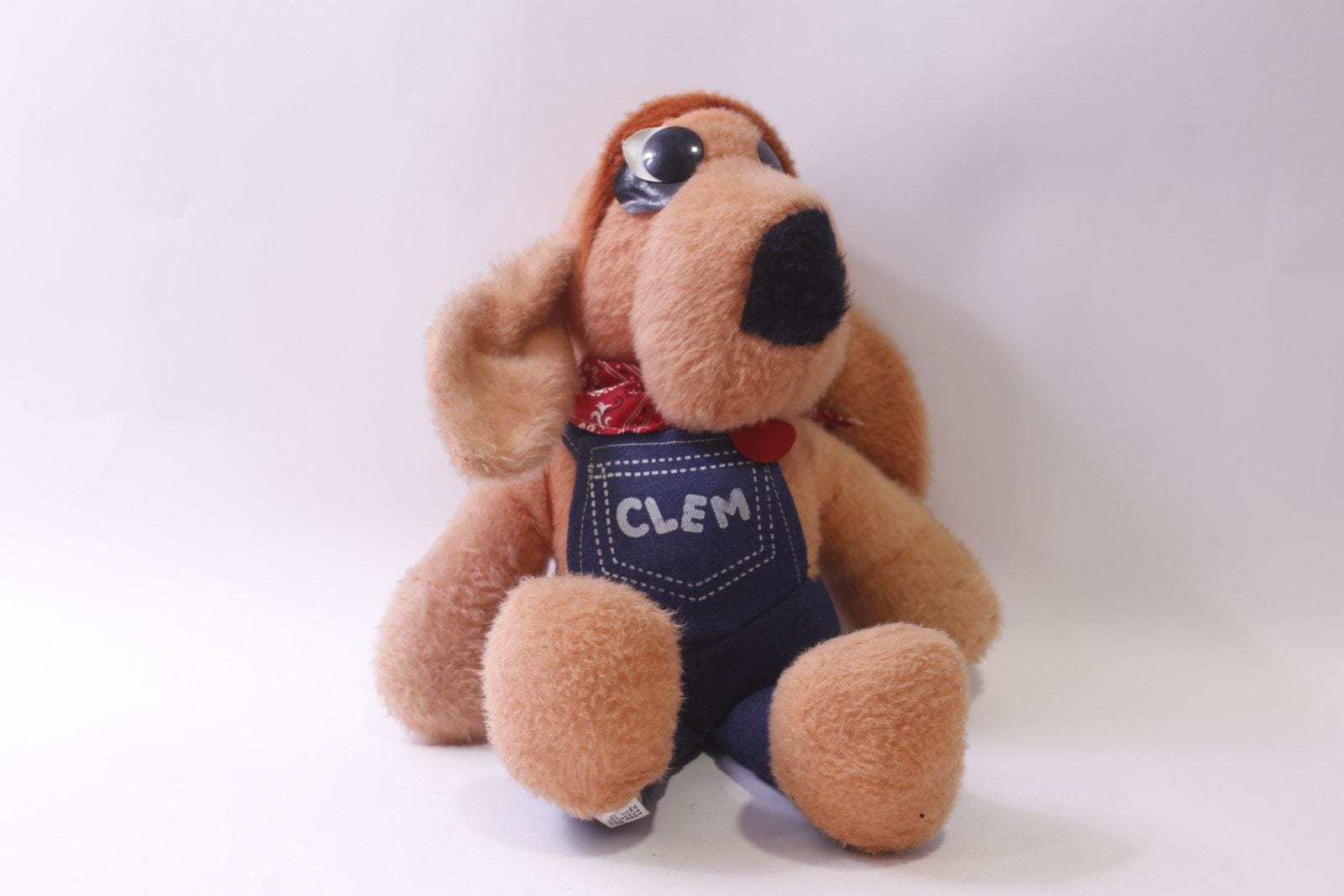 Animal Fair 1960 Clem the Dog Hillbilly Overalls Bandanna Carnival