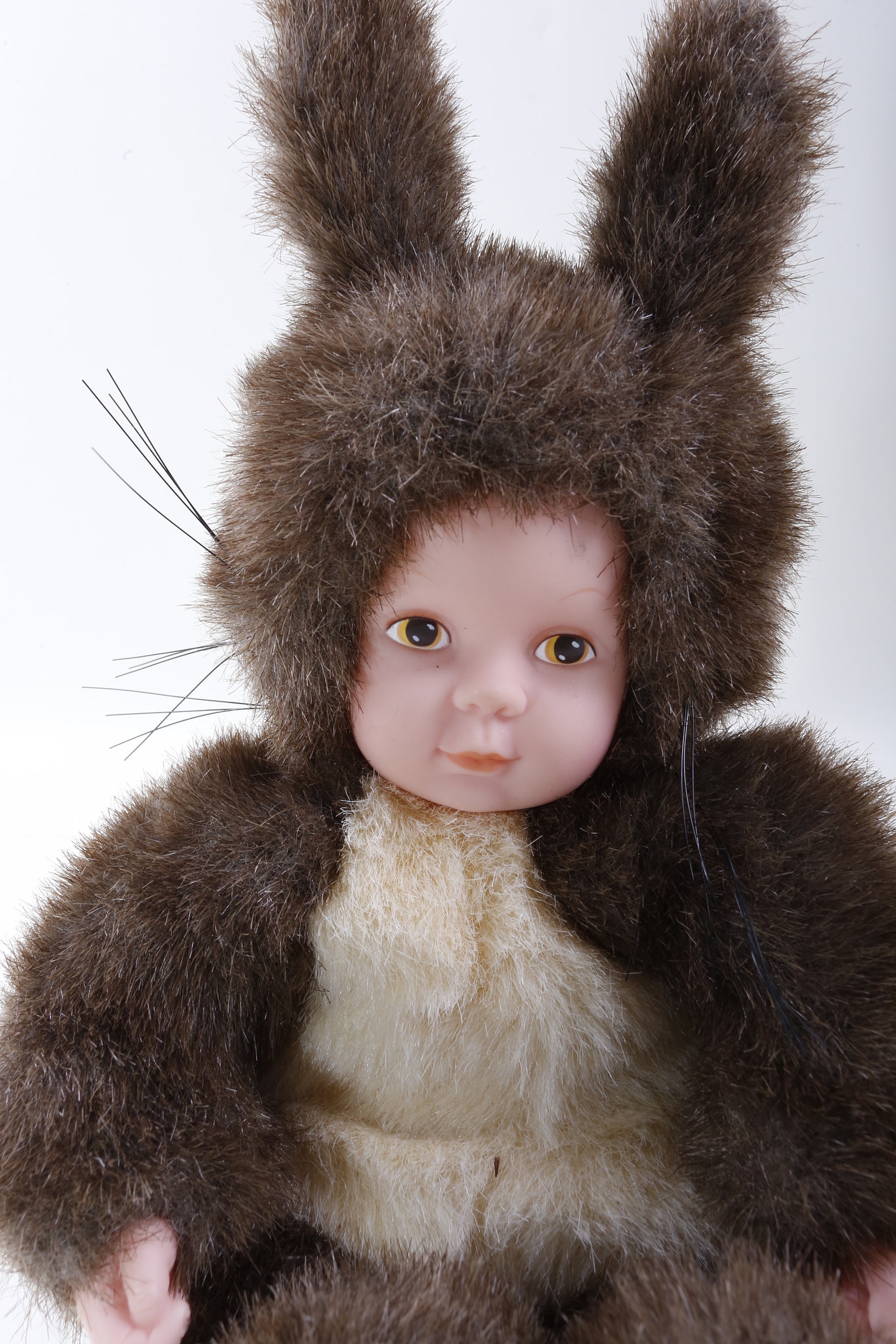 1998 Vintage Anne Geddes Rabbit Bunny Plush Doll Baby Soft Doll Toy ...