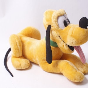 90s Disney Applause Pluto Medium Plush Dog Vintage Stuffed Animal ~ 260304-WH 1028