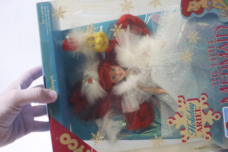 Disney The Little Mermaid Holiday Ariel Doll by Tyco in FLAWED Box ~ 260302-WH 831 image 6