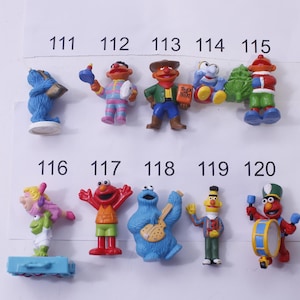 Vintage Sesame Street #2 pvc Figures Jim Henson Cake Toppers PICK YOUR OWN Sesame Street Muppets Fraggle Rock - 284 image 6