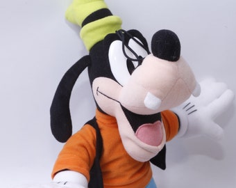 ディズニー、グーフィー、犬、笑う、15インチ、ぬいぐるみ、ソフト