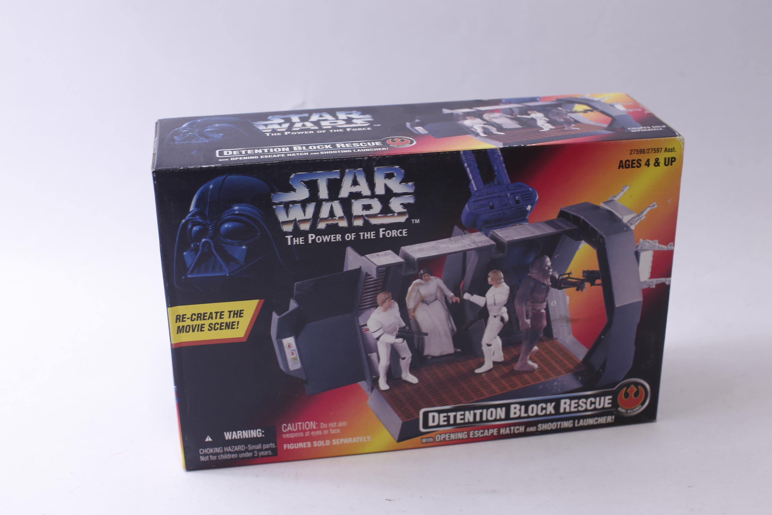 Star Wars, POTF, Sealed Death Star Detention Block Rescue, Playset