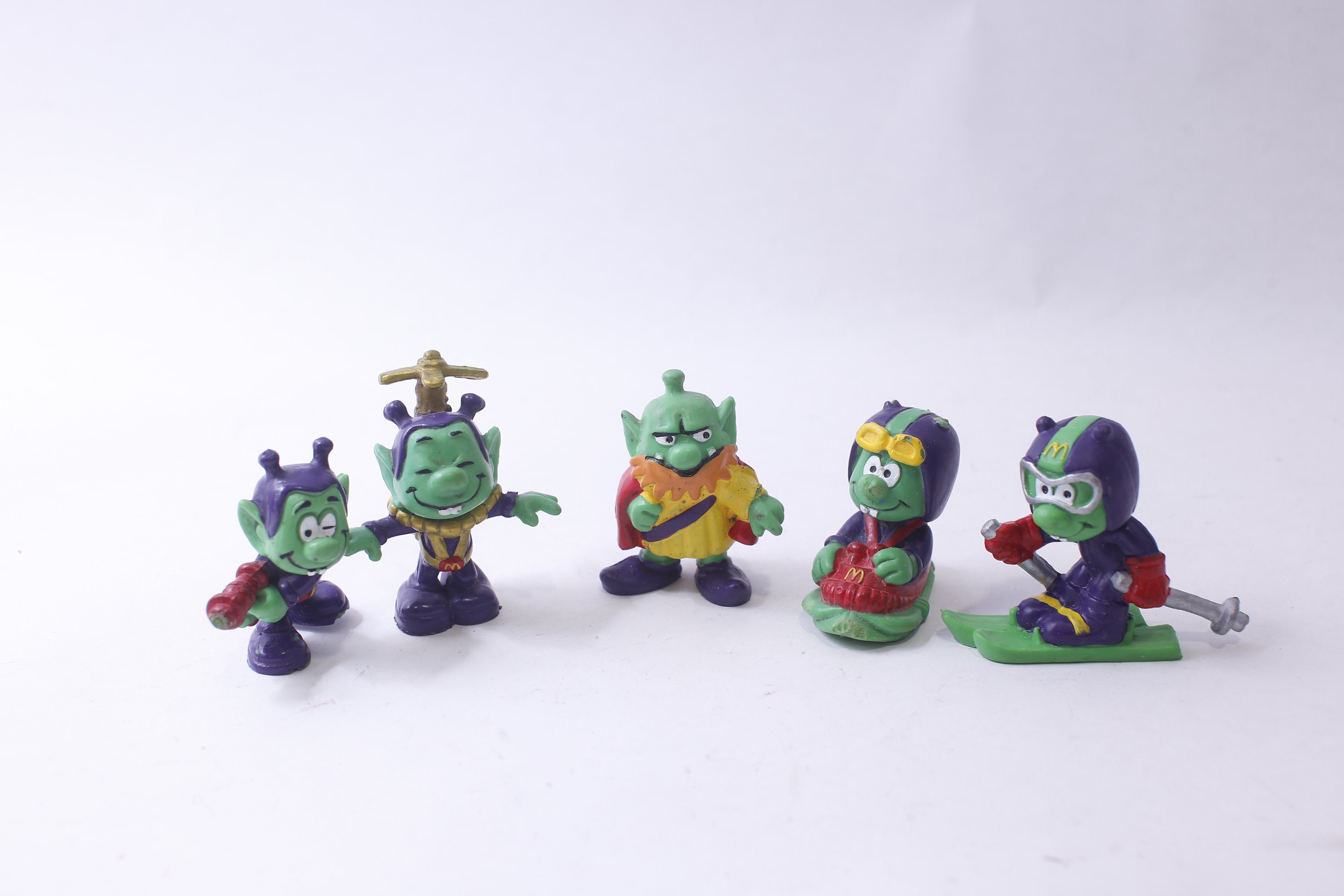 Mcdonald's Happy Meal, Astrosniks, Toy Set of 5, PVC Figurines