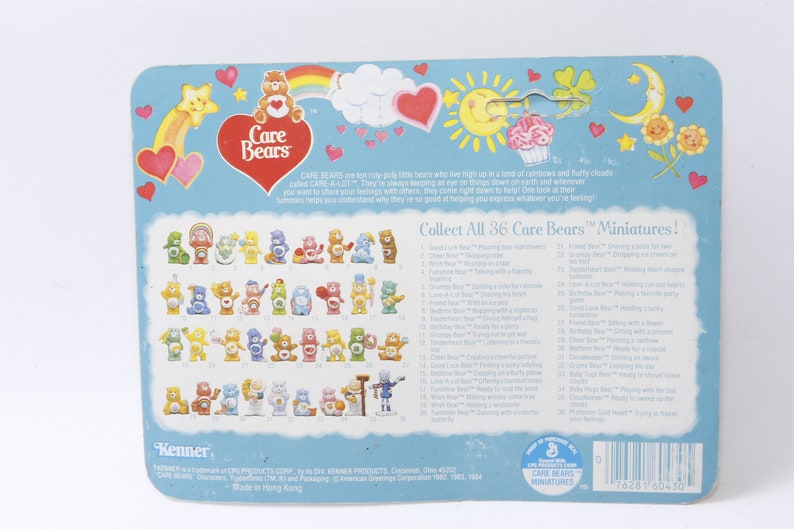 Kenner Care Bears Miniatures Professor Cold Heart Freeze - Etsy