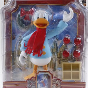 Micky 's Christmas Carol Donald Duck Scrooge's Neffe Fred Kunststoff Spielzeug Figur Disney Urlaub Kinder Vintage Spielzeug Vintage 897 Bild 2