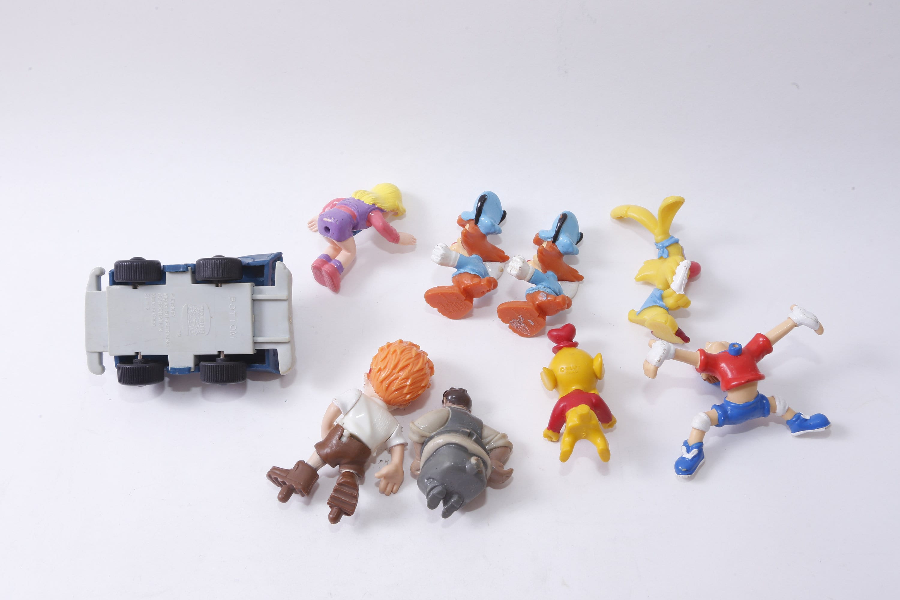 Disney, Burger King, Bonkers, Pal Jitters A Dog, Fall Apart Rabbit