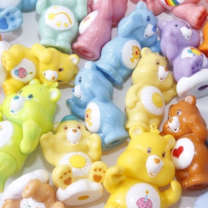 PICK YOUR OWN #1 - 2002 Care Bears Figures, Play Along Toys, Poseables, pvc, sitting on a cloud, keychain, share, grumpy 233