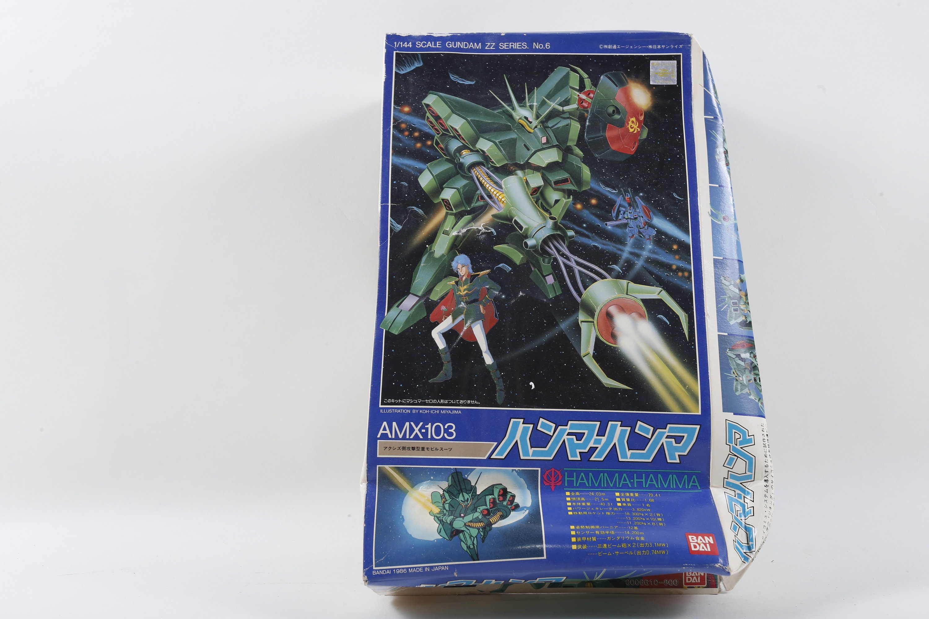 Hamma-hamma AMX-103 Scale Gundam ZZ Green Toy Figure Model