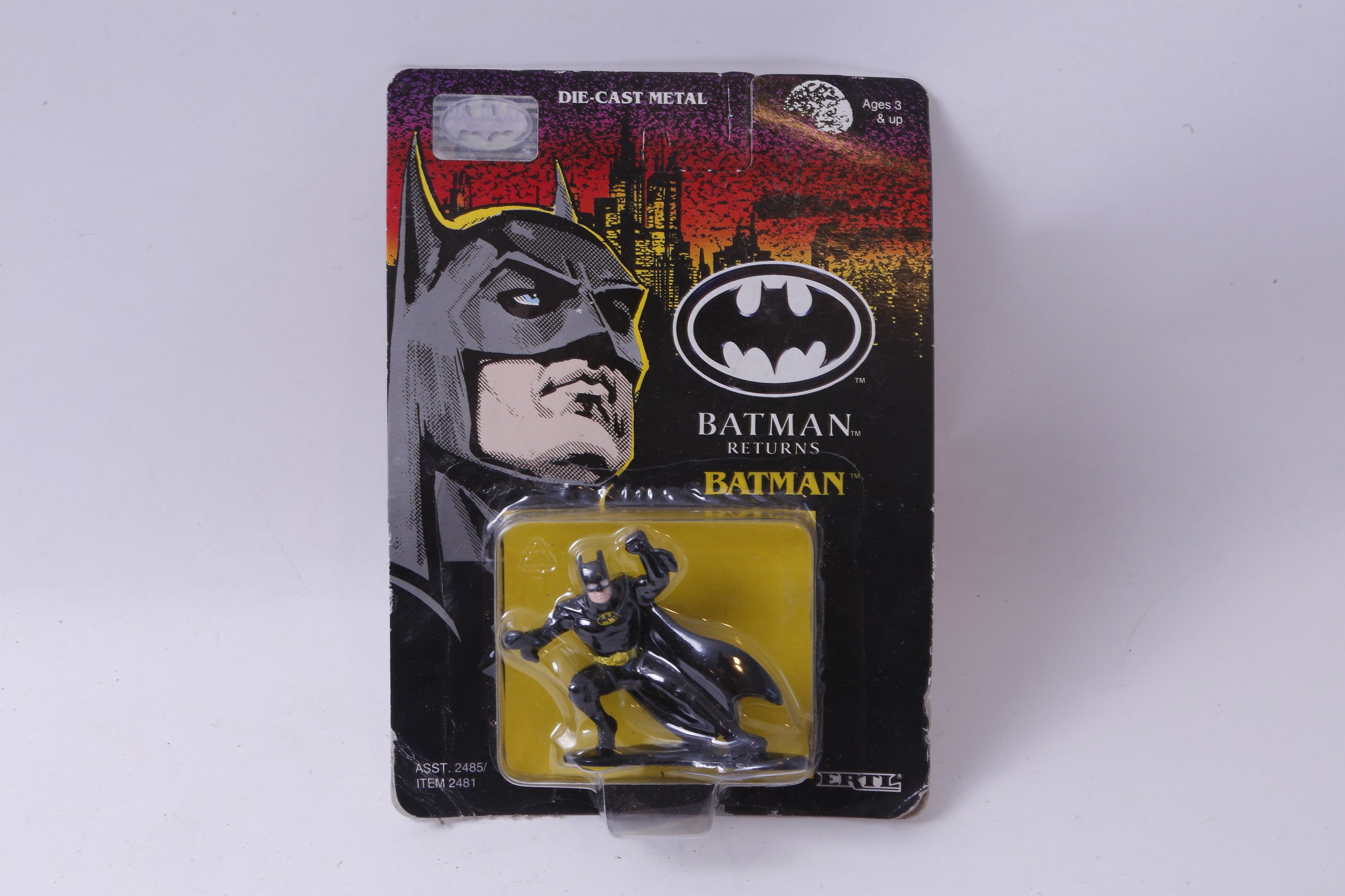 Batman Returns, Batman, Die-cast Metal, Action Figure, 1992, Ertl