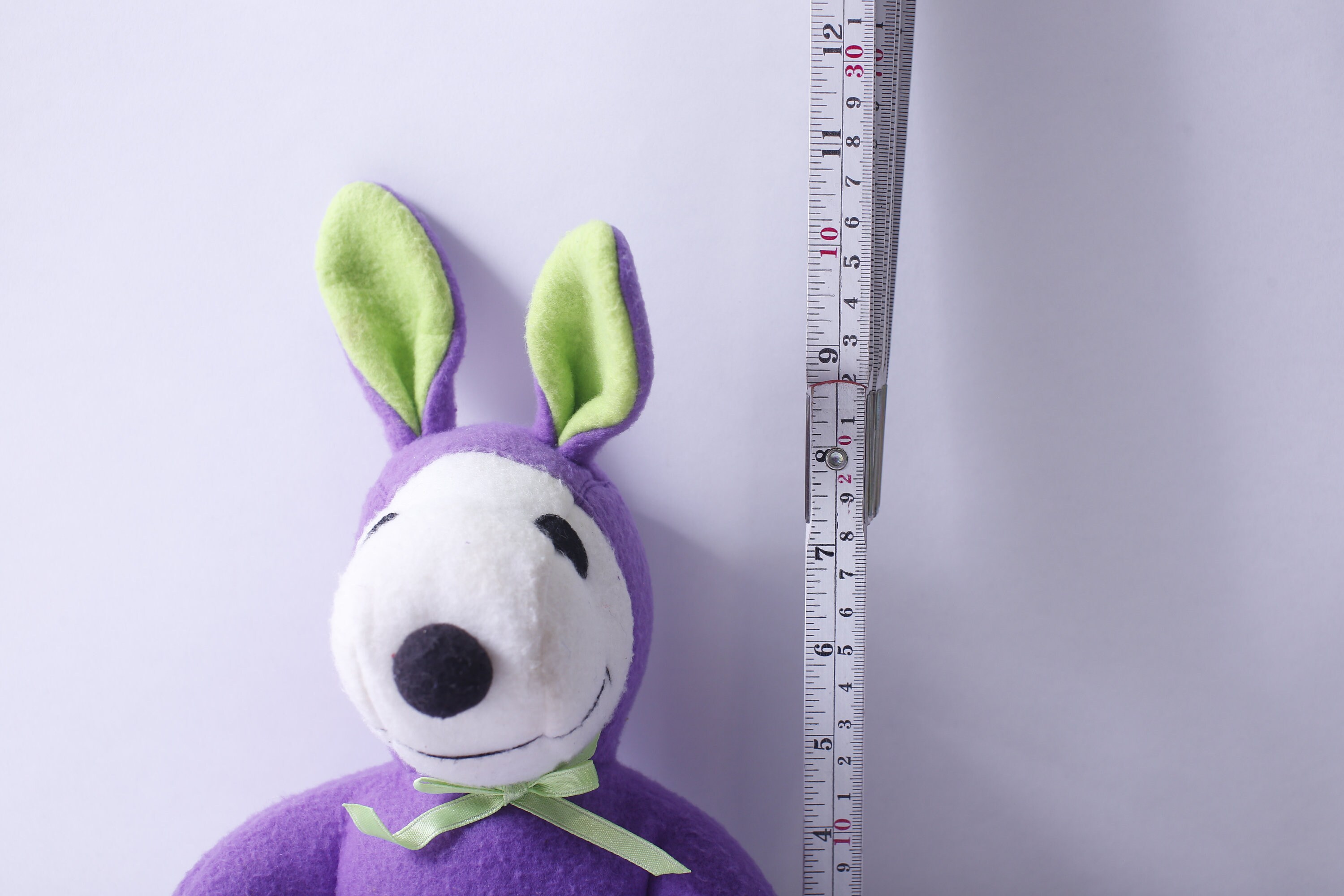 2022 Peanuts Easter bunny Snoopy Dancing r | Mercari Spring PEANUTS Snoopy Woodstock Purple Easter Bunny Plush Door Greeter 22 inch main image 2