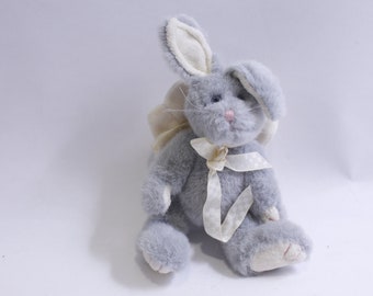 Angel Bunny, Rabbit with Wings, Plush, 6", Easter Toy, Adorable, Huggable, Soft Toy, Stuffed Animal, Vintage, Collectible, ~ WH-010 1312