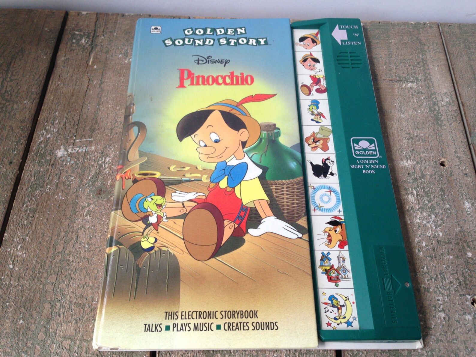Golden Sound StoryDisneyPinocchioSealedElectronic Story Etsy