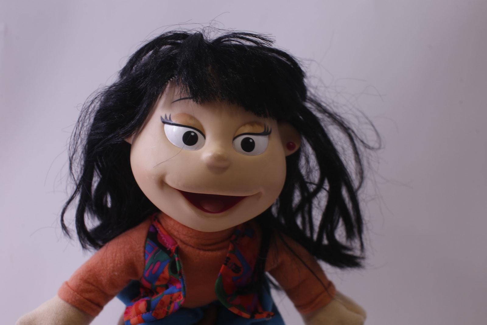 Fisher-price, the Puzzle Place, Julie Woo, Soft Doll, Asian