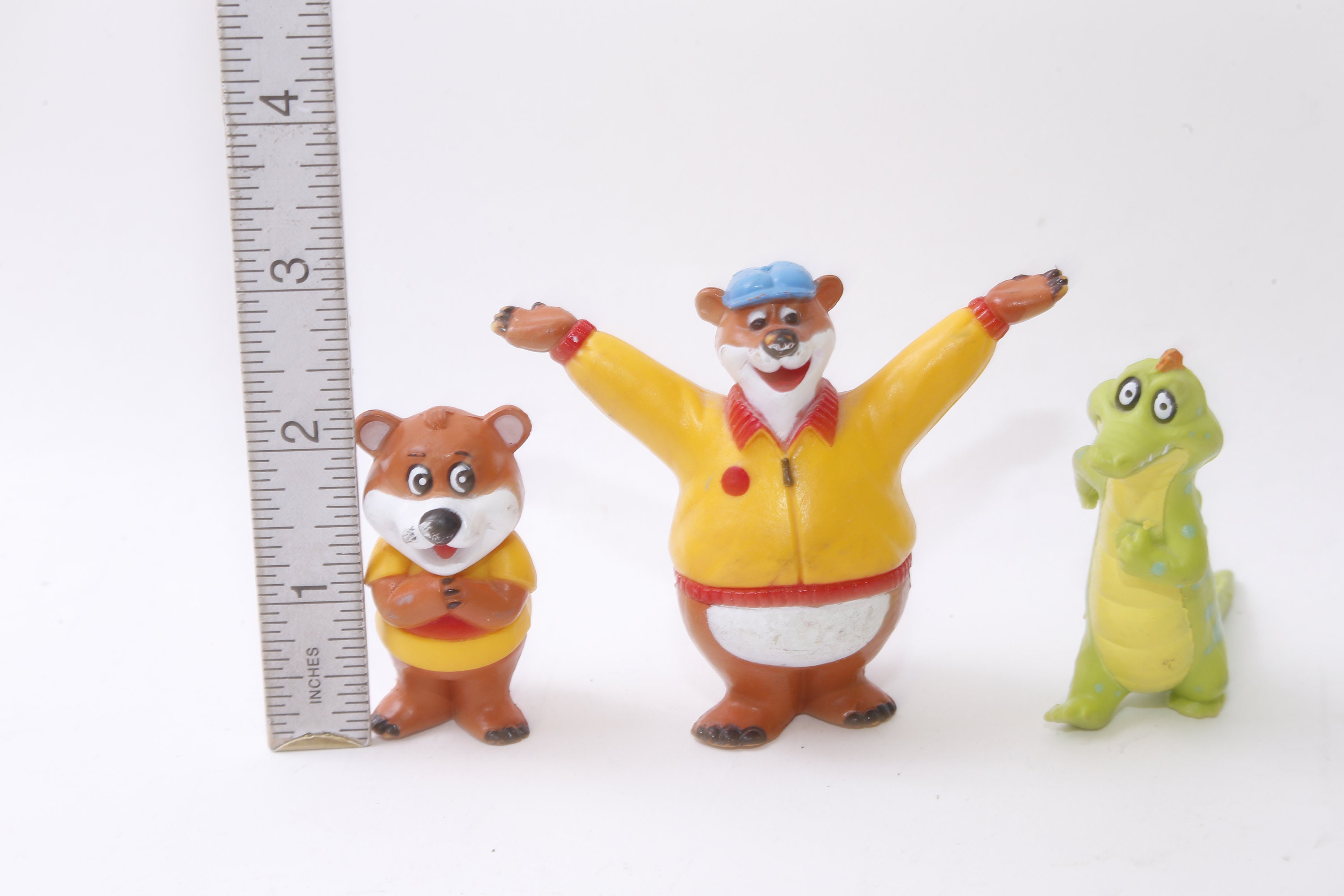 Kissyfur, Pvc Figures, Teddy Bear, Dino, PVC Figure, Set, Toy