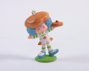 Vintage Erdbeerkuchen - Crepe Suzette, Miniatur - 1980s ~ 20-01-01