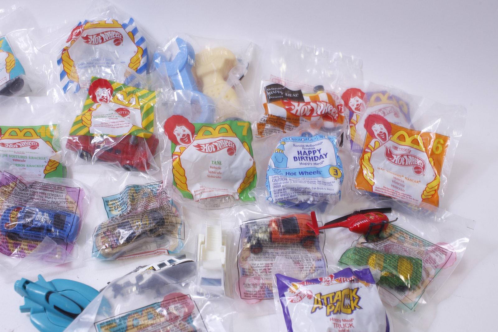 1990s, Mcdonald's, Happy Meal, Hot Wheels, Cars, Toy Vehicles