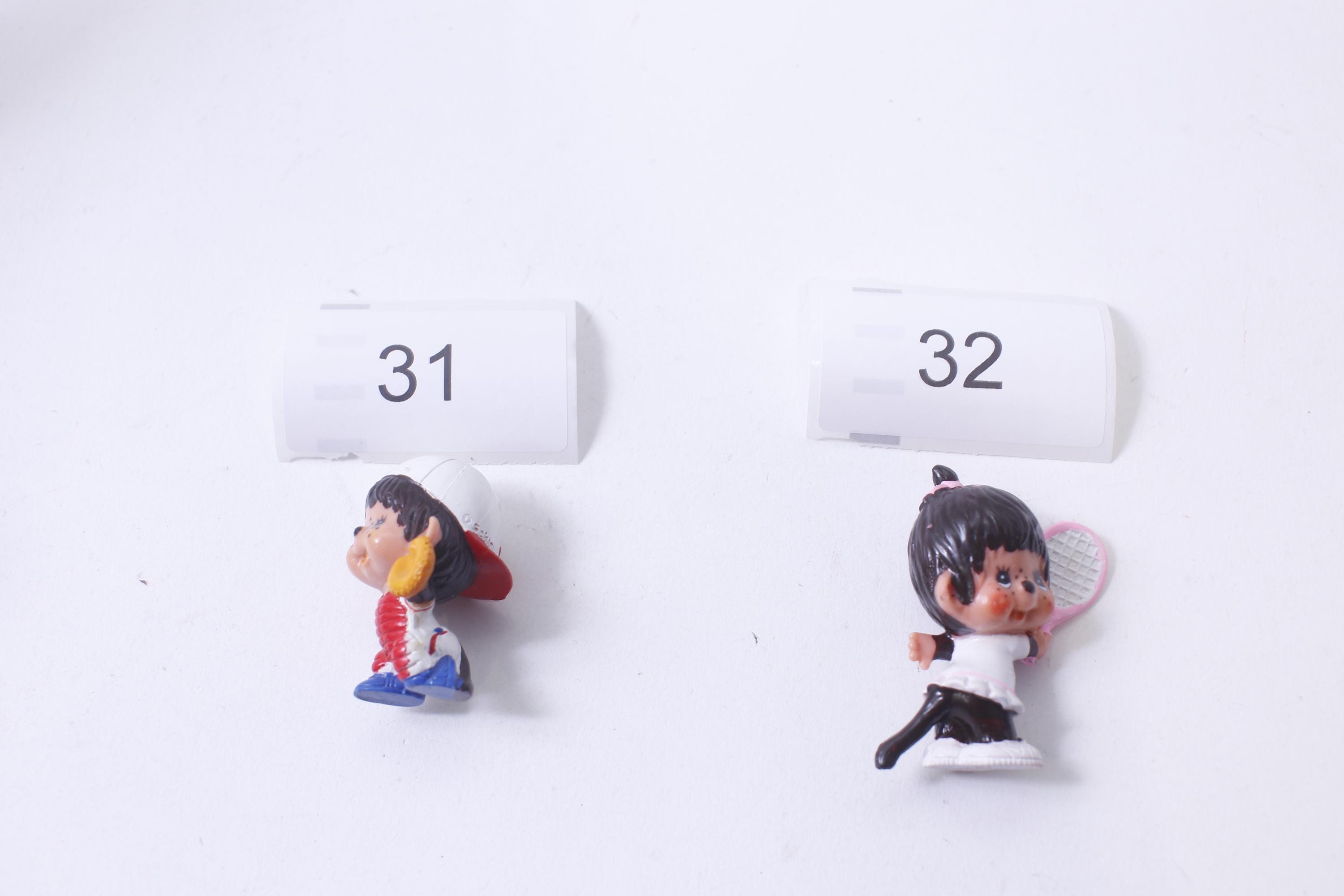 マテル　1981年製　PVCフィギュア　モンチッチ　17種のセミコンプ 22901-1963-