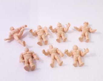 1980s, Japanese M.U.S.C.L.E. Men, Kinnikuman, Action Figure, Lot, Vintage, PVC, Toy, Collectible, ~ 260120-WH 911