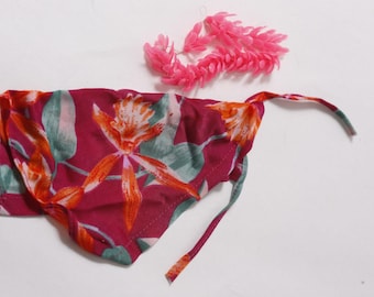 1978 Barbie Hawaiian Tropical Superstar Bikini Sarong 2289 RARE Doll Clothing ~ 260622-WH 1356