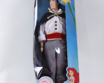 Vintage Disney's Mała Syrenka Cena Eric Toy Doll Figure Tyco Cartoon Character Collection Dzieci, Lalka Nieotwarta ~ 20-01-498