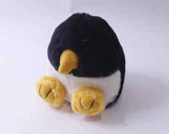 Swibco Puffkins, Cute Little Plush Penguin, Stuffed Animal, 1997, Vintage, Collectible, Soft Toy, ~ 240913-DIS 1234