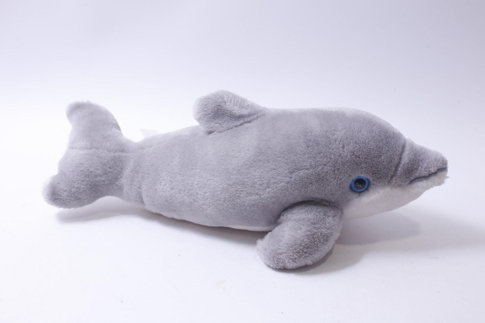 Dolly, Seaworld, Dolphin, 13 Inches Medium Plush, Vintage, Soft