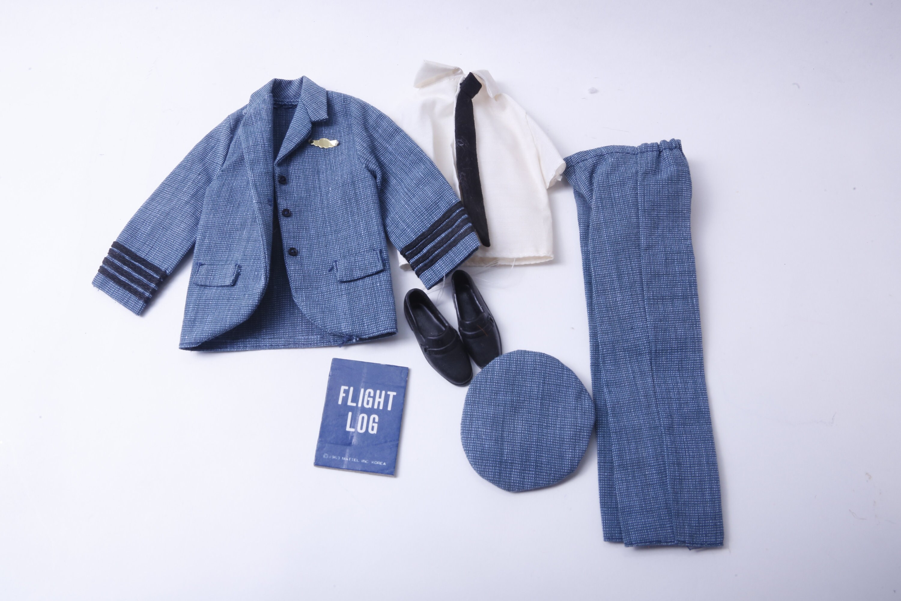 Barbie Ken Pilot Blue Uniform Doll Clothing Blazer Pants