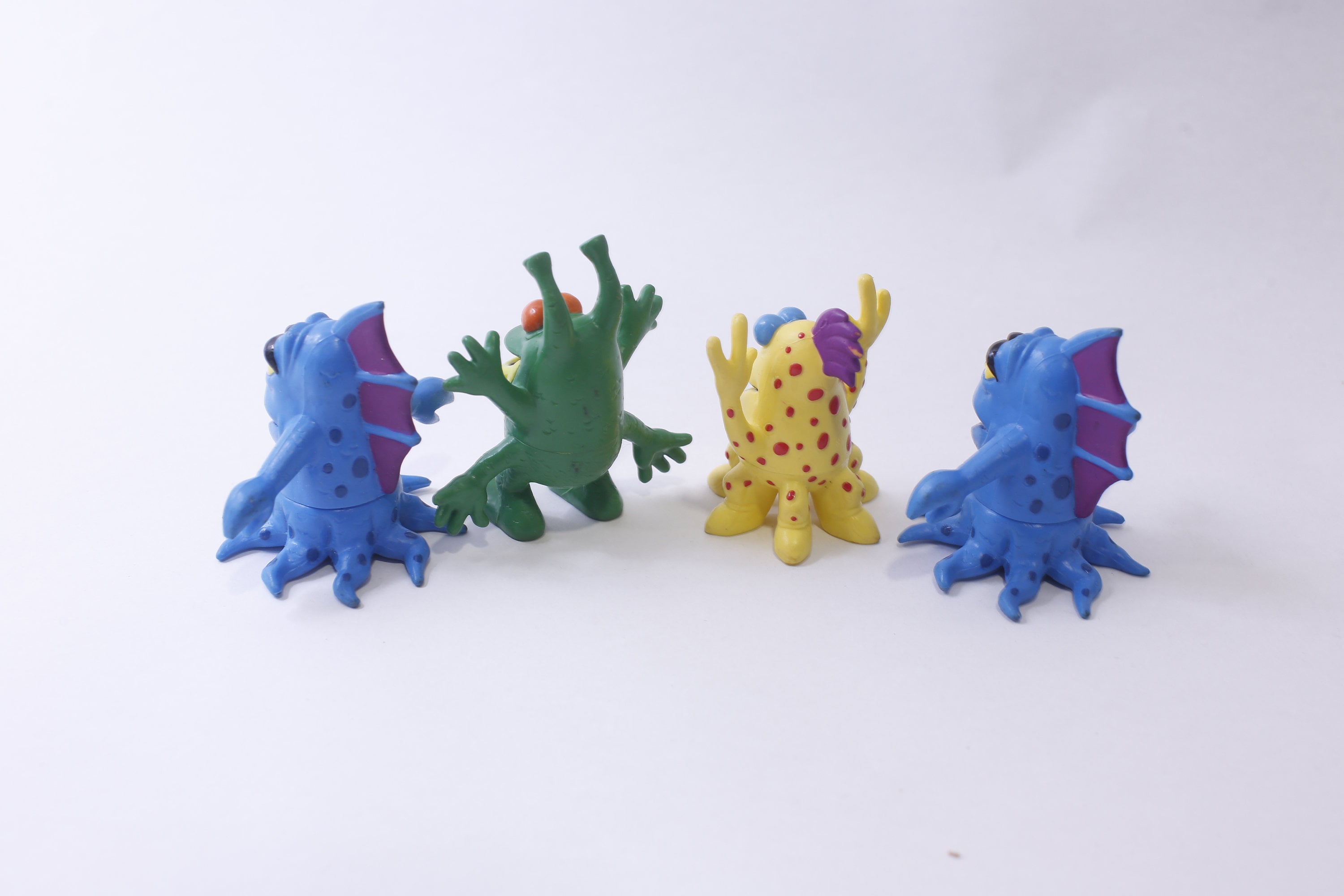 Wendy's Alien Mix-up, Funny Monsters, Set of 4, Advertising, Kids