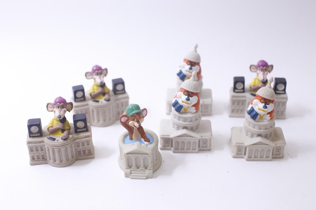 1992, Burger King Kids Club, Capitol Critters, PVC Figures, Collectible ...